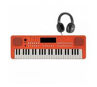 Teclado MIDI portátil de 49 teclas - Mini teclado de piano eléctrico para niños y principiantes, auriculares USB-C