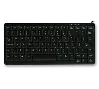 TECLADO, MINI, NEGRO, USB/PS2 KYB500-K82A (ACCURATUS) Cantidad X 1
