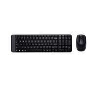 Pack de teclado y ratón de escritorio inalámbrico MK220 (negro) - LOGITECH