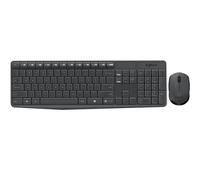 Teclado + mouse logitech mk235 inalambrico ingles internacional