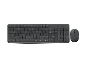 Teclado + mouse logitech mk235 inalambrico ingles internacional