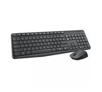 Logitech Mk235 Inalámbrico Combo Portuguese QWERTY Space Grey