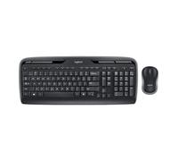 Logitech Mk330 Inalámbrico Combo US QWERTY Black