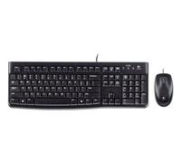 Teclado + mouse raton logitech desktop mk120 usb italiano