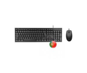 Teclado + mouse tacens anima acp02pt negro portugues