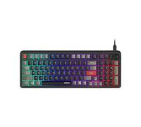 Teclado MSI FORGE GK110 membrana completo con RGB y rueda de volumen