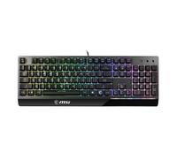 MSI Teclado Gaming Vigor GK30, USB 2.0, RGB, Mecánico Tipo Membrana, Teclas Multimedia, Negro - Teclado Gamer para PC