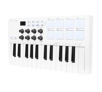 Teclado multifunción portátil de 25 teclas de piano sensibles, integración perfecta para DJ, ABS, textura USB