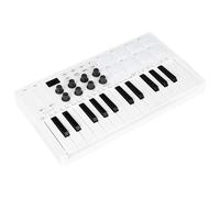 Teclado multifuncional portátil de 25 teclas sensibles integración perfecta DJ ABS textura teclado portátil