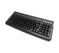 Teclado Mustek MKB-800M 101 Teclas Español USB Lector Banda Magnética Compacto Negro