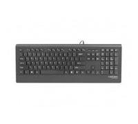 TECLADO NATEC BARRACUDA SLIM NEGRO