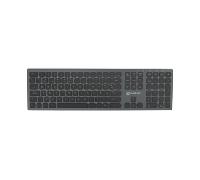 NATEC - NKL-1830 teclado Universal RF Wireless + Bluetooth QWERTY Español Negro, Gris