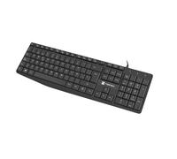 Teclado natec nautilus slim layout español negro