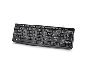 Teclado NGS Funky V4 de membrana con 12 teclas multimedia y diseño resistente