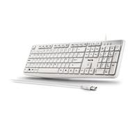 Teclado NGS Heritage USB de membrana multimedia resistente a salpicaduras