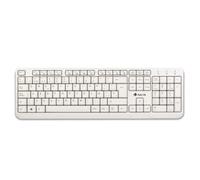 Teclado NGS Spike Multimedia USB Blanco