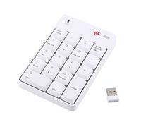 Teclado num¡§|Rico USB con Cable Teclado para computadora Port¡§¡éTil Mac Desktop PC Port¡§¡éTil, Mini Port¡§¡éTil Teclado num¡§|Rico de 18 Teclas N¡§2Mero de Tarjeta USB 2.4G