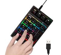 Teclado Numérico Con Cable,Mecánico Multifuncional,Teclado Numérico de Computadora con Conexión Enchufable - Para Contabilidad, Portátil, PC De Sobremesa, Programadores, Contables Y Diseñadores
