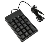 Teclado numérico con cable, teclado numérico USB de 23 teclas con cable de 5.9 pies, escritura silenciosa Plug and Play, mini teclado numérico portátil delgado para PC portátil de escritorio small