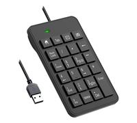 Teclado numérico con cable, USB de 23 teclas, teclado de contabilidad financiera, accesorios de oficina para portátiles, PC y ordenadores.