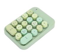 Teclado Numérico con Conexión Estable Escritura Silenciosa de 18 Teclas para Juegos Teclado Numérico AK18 (Sueño Verde)