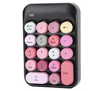 Teclado Numérico con Conexión Estable Escritura Silenciosa de 18 Teclas para Juegos Teclado Numérico AK18 (Black)