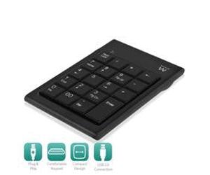 Teclado Numérico Ewent USB 2.0: Ideal para Contabilidad y Juegos, Compacto y Portátil