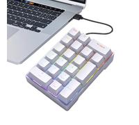 Teclado Numérico Externo | Equipo Portátil Mecánico | Pad Numérico Cableado Enchufable - Para Contabilidad Financiera, Portátiles, Analistas Financieros, Programadores, Contadores y Diseñadores