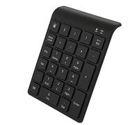 Teclado numérico inalámbrico, 27 teclas Mini teclado numérico inalámbrico Extensiones de teclado portátil Soporte de teclado numérico Teclas de acceso directo para computadora portátil, computadora