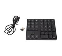 Teclado Numérico Inalámbrico, 35 Teclas 2.4G Teclado Numérico Portátil Teclado USB para Computadora Portátil Diseño Ergonómico Teclado Silencioso para Juegos con una Sola Mano para PC Computadora Port