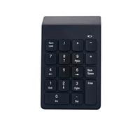 Teclado numérico inalámbrico ergonómico inclinable, solución portátil de contabilidad financiera con tecnología inalámbrica 2.4G, transmisión