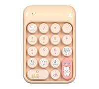 Teclado Numérico Inalámbrico,Numpad De Dibujos Animados Con 18 Teclas | Teclado de Dígitos 2.4 GHz,Para Contabilidad Financiera, Trabajos De Oficina, Estudio, Ordenadores Portátiles Y PC Personales
