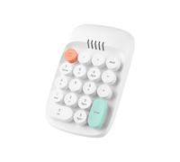 Teclado NuméRico InaláMbrico, Teclado Retro Tipo MáQuina de Escribir, Teclado NuméRico Teclado NuméRico 18 Teclas Teclado de 2,4 GHz