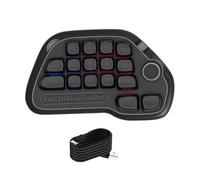Teclado numérico mecánico de 17 teclas con diseño intercambiable en caliente, teclas RGB retroiluminadas PBT y conexión USB programable para ordenador portátil