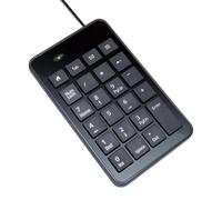 Teclado numérico mecánico de 23 teclas, teclado numérico USB, adecuado para finanzas, negocios, laptop, laptop, teclado numérico