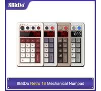 8BitDo Retro 18 Mechanical Numpad, Supports Calculator Mode, Bluetooth/2.4G/Wired Numpad for Windows and Android - C64 Edition