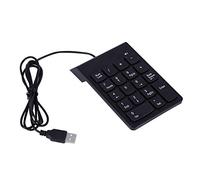 Teclado numérico, Mini Teclado numérico USB de 18 Teclas, Teclado numérico para computadora portátil, computadora de Escritorio Pro, Compatible con Windowsns98 / 95 / NT/ME / 2000 / XP/Vista / 7.0