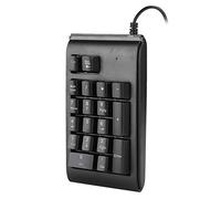 Teclado numérico retroiluminado, teclado numérico USB mecánico con cable de 19 teclas, teclado numérico pequeño con retroiluminación tricolor, diseño antideslizante, para computadora portátil de