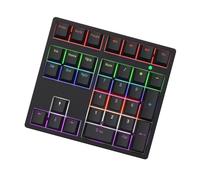 Teclado numérico USB de 34 teclas con teclado numérico grande de letra de impresión portátil PC portátil para contabilidad de oficina en el hogar letras impresas grandes