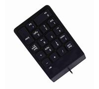 Teclado Numérico USB Mini Teclado Numérico 18 Teclas para Computadora Portátil PC de Escritorio Pro Resistente A Derrames A Prueba de Polvo para Quienes Trabajan en Hojas de Cálculo y
