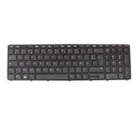 Teclado original compatible con HP ProBook 450 G3, 470 G3, 450 G4, 470 G4, 455 G3, 455 G4, 650 G2, 655 G2 - Teclado AZERTY francés Belga - Color negro - PN NSK-CZ5SQ 827022 8-051