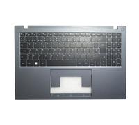 Teclado PalmRest para portátil para MEDION AKOYA E15443 MD62622 MD62621 MD62622 Gris Top Case Español Negro SP Teclado