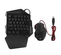 Teclado para Juegos con una Sola Mano, Duradero y Antiinterferencias, Juego DE Teclado y Ratón, para Jugadores DE PC, para FÁLES DE Usar
