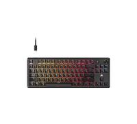 Teclado para juegos - Corsair - CH-911911E-ES - Azerty - Ambidiestro - Funcionalidades de juego - Cable USB - 36.6x13.5x3.94 cm