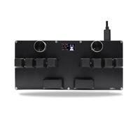 Teclado para juegos OSU CM51+ con perilla, copia, pega y recorta. Negro.