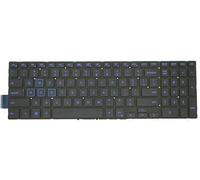 Teclado para laptop, diseño de EE. UU., retroiluminación azul, sin borde de teclado, teclado de repuesto para Dell G7 7588 7590 7790, G5 5587 5590, G3 3579 3779 3590 Series Game Laptop, 0M6JTP,