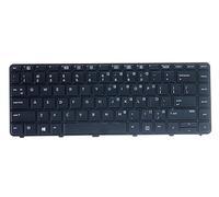 Teclado para laptop, sin retroiluminación, reemplazo de teclado estadounidense compatible con HP ProBook 430 G3, 440 G3, 430 G4,440 G4, 640 G2, 645 G2|Teclado de tamaño completo, estilo chiclet