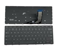 Teclado para Lenovo 300e 500e Yoga Chromebook Gen 4 82W2 82W3 82W4 82W5 US Laptop 5N21L440385N21L44117 5N21L44029 (con llave de bloqueo)