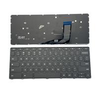 Teclado para Lenovo 300e 500e Yoga Chromebook Gen 4 82W2 82W3 82W4 82W5 US Laptop con llave de alimentación 5N21L44038 5N21L44117 5N21L44029