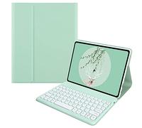 Teclado para Lenovo Tab P11 Pro de 11,5 pulgadas TB-J706 TB-716, funda desmontable magnética fina de piel con teclado Bluetooth inalámbrico QWERTY Layout para Lenovo Pad Pro 11,5 pulgadas (verde)